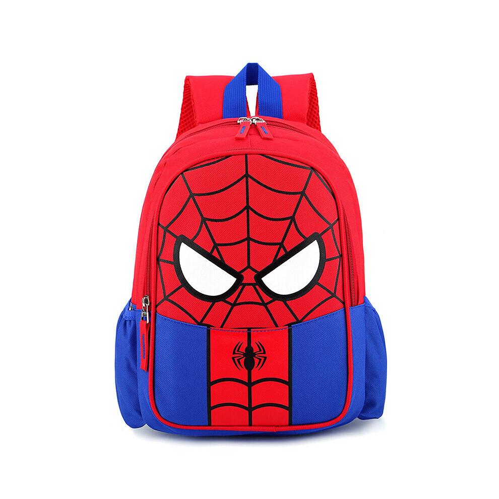 Kids Superhero School Bag Spiderman Superman Backpack Rucksack