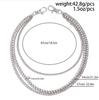 Fashion Punk Metal Pants Chain Hip Hop Waist Chain Bead Pendant Jeans Chain For Men Women Accessories Gifts