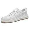 Men Genuine Leather Casual Shoes Flat Skate Shoes New Men Comfortable Fashion Casual Shoes Comfortable Men Shoe