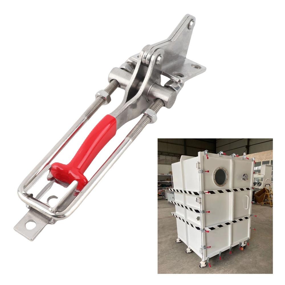 

Stainless Steel Toggle Latch Industrial U Bolt Holding Clamp Heavy Quick release Clamp Decoration
