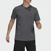 adidas Aeroready Designed To Feelready Solid Color Logo T-Shirt Men Tops Dark-Hemp-Gray GT5554