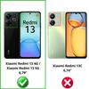 Film Vitre Protection Ecran - Phonillico - Xiaomi Redmi 13 - Pack de 4 - Verre Trempé - Résistant aux rayures