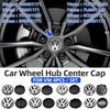 4Pcs 56/65/66mm Car Wheel Center Hub Caps Cover Replacement Accessories For Volkswagen VW R GTI Golf 5 7 Caddy Passat B6 Tiguan
