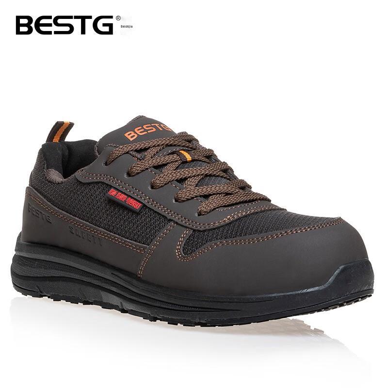Bestgo Lightweight Steel Toe Safety Work Shoes 42