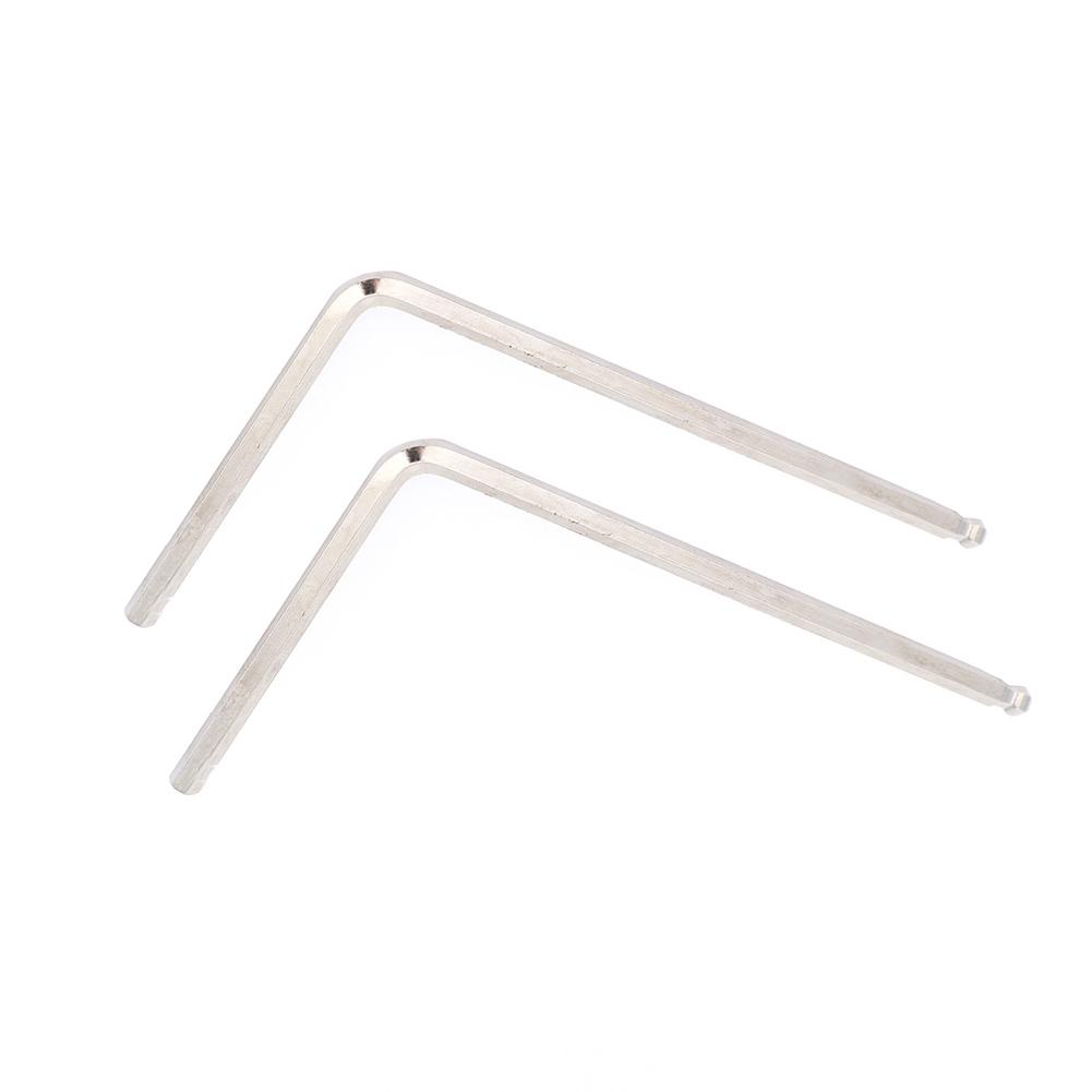 2 PCS Rod Wrench Tool 4mm Celsius 5mm End for Acoustic Guitar(Black 4mm)