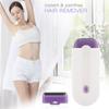 Painless USB Rechargeable Razor, Hair Removal Tool For Men And Women, Rotary Automatic Facial, Leg, Bikini And Lip Hair Removal