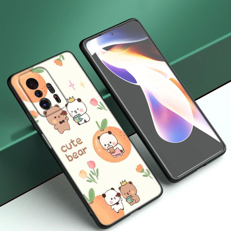 

Милый черный силиконовый чехол BuBu DuDu для телефона Xiaomi Mi 9 SE 8 10T 11 12 13 Lite 9T 11T 12S 12T 13T 14 Pro 5G NE 11i 12X Xiaomi 12(12S)