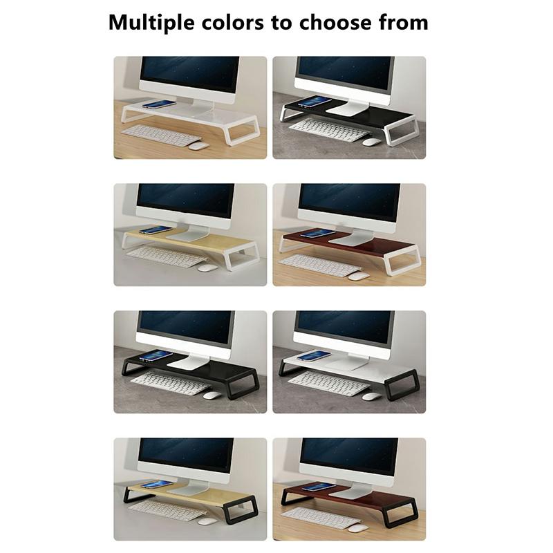 Computer Monitor Rising Holder With Usb Hub Pc Screen Stand Bracket With Phone Holder Desktop Keyboard Mouse Storage Organizers