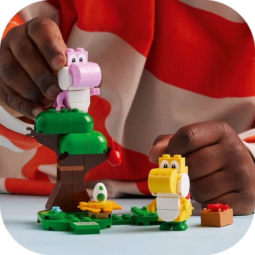 LEGO Super Mario In the Forest Yoshi and Egg Toy Present Birthday Block Educational Christmas Girls Boys Children 6 Years Old 7 Years Old 8 Years Old