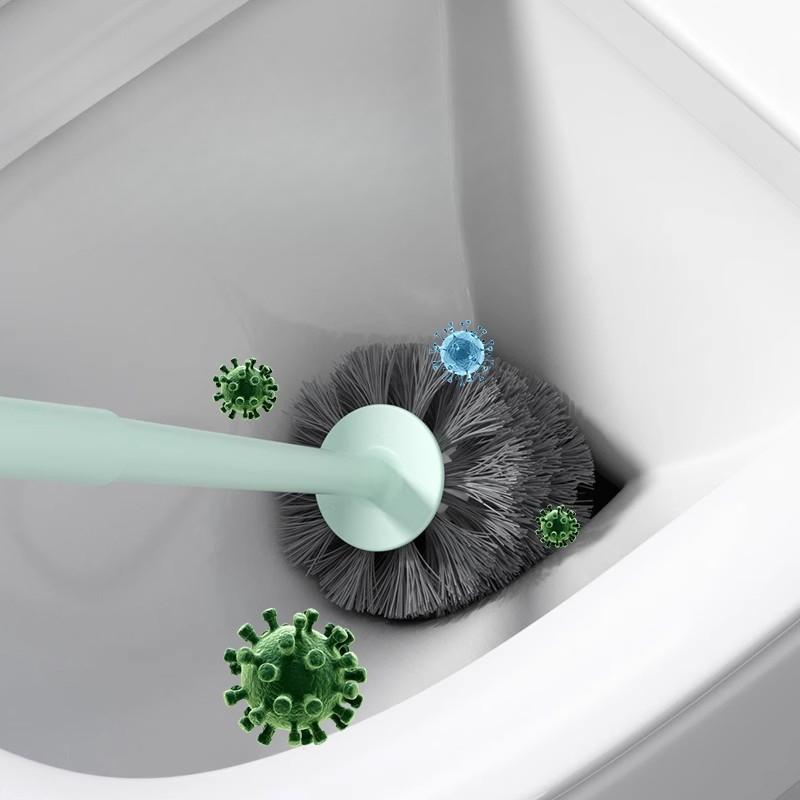 Toilet Brush Household No Dead End Brush Toilet Washing Toilet Cartoon Long Handle Toilet Brush Cleaning Brush Toilet Cleaning Set
