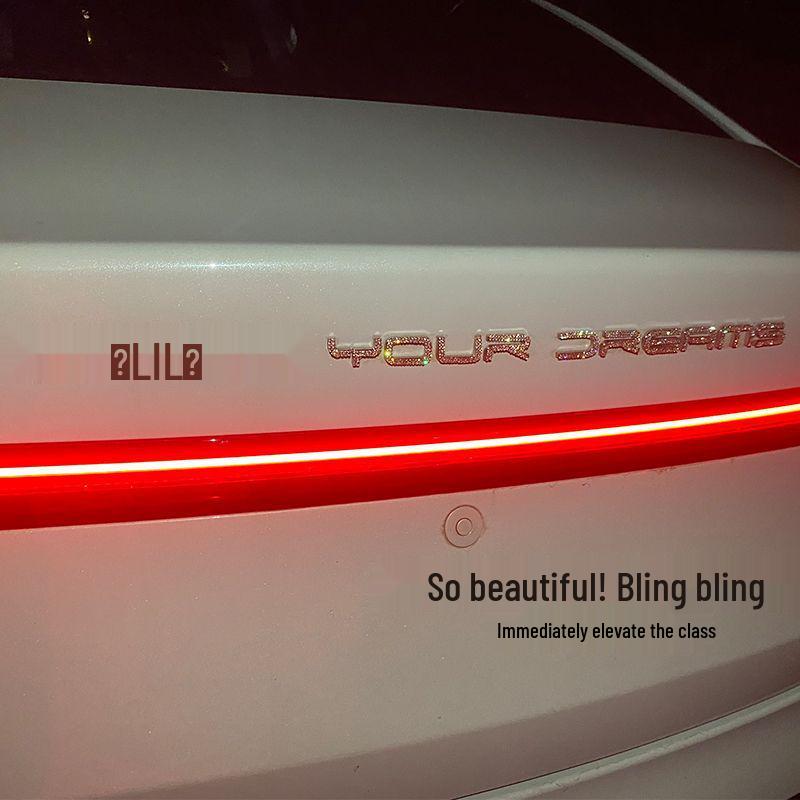 BYD Qin Yuan Dolphin Seal Destroyer Emblem Rhinestone Car Sticker