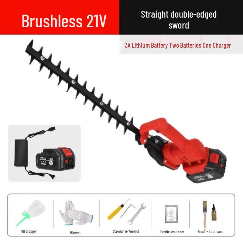 Jiasuer 21V Cordless Electric Hedge Trimmer CN Plug (adapter Included)