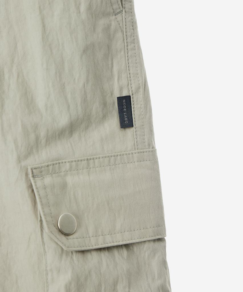 NODE LABS Dev:5 Cutline Cargo Wide Pants_Gray