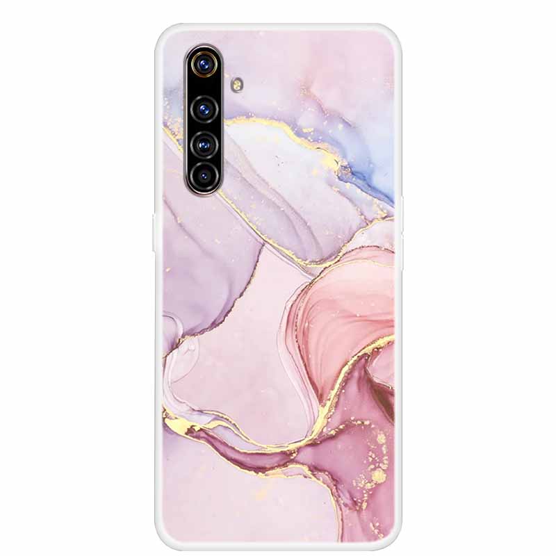 

For Realme X50 Pro 5G Case 6.44 Marble Soft TPU Silicone Clear Phone Case for OPPO Realme X50 5G Back Cover X50 Pro Transparent Realme X50