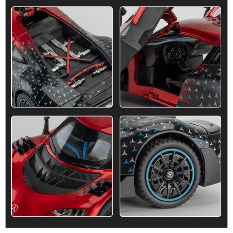 1/24 Mercedes Benz AMG ONE Diecast Model Car Toy Sound & Light Collectible Gift