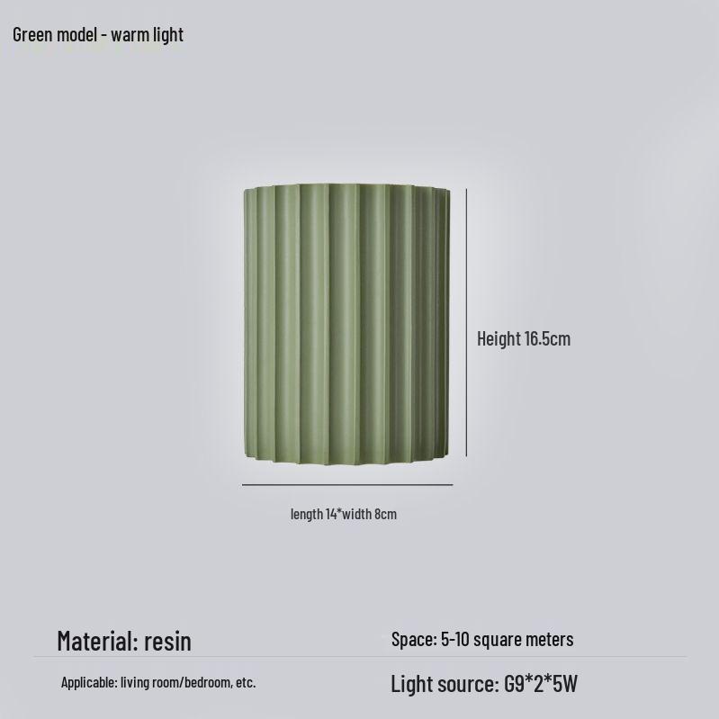 Wabi-Sabi Roman Column Wall Lamp: Perfect for Hallways, Bedsides, Entrances, and Corridors