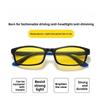 High-Definition Night Vision Myopia Glasses Anti-Glare and Anti-Bright Light Eyewear Classic Driving Shades Diopter 0 To -4.0