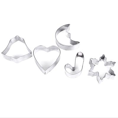 M-Modern-10-Piece Set Christmas Tree Series Baking Biscuit Mold Stainless Steel Biscuit Mold Combination Fruit Cutting Tool