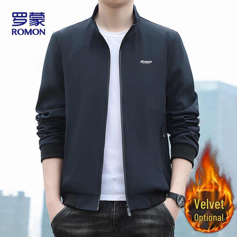 Romon Men's MK06 Autumn/Winter Business Casual Stand Collar Jacket