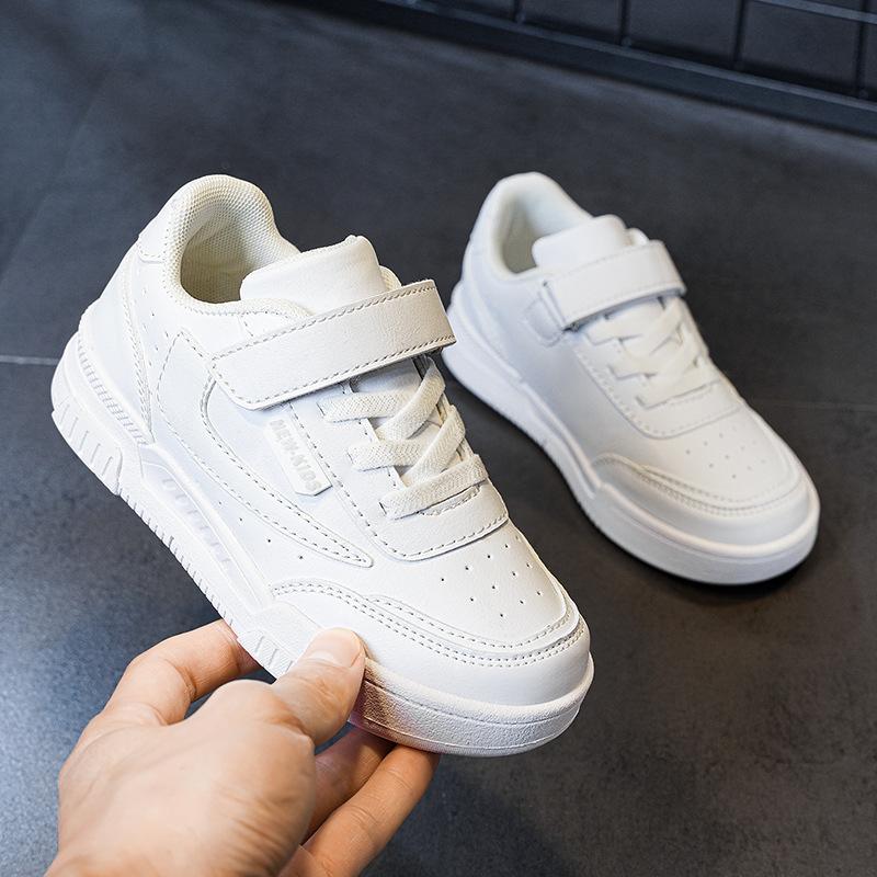 Children's Middle-aged and Older Children's Shoes, Small White Shoes, Spring and Autumn Casual Board Shoes, Fashion Sports Shoes, Soft Soles Douyin T