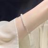 S925 Sterling Silver Natural Pearl Women's Bracelet – Light Luxury High-End Freshwater Pearl Design