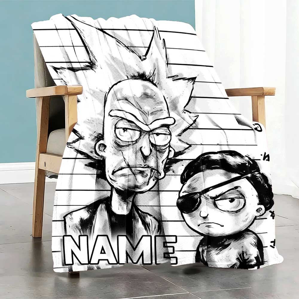 Warner Bros. Movies (27) Customize Your Name Blanket Cozy Customizable Blanket Soft Warm Cozy Throw For Livingroom Bedding Picnics Office Chair