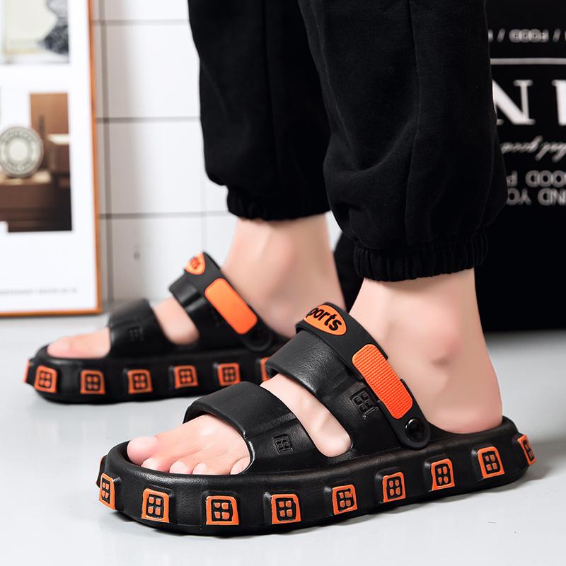 Fashion Flat Sandals Men Shoes EVA Slippers Garden Platform Sandals Man Summer Sandals New Male Sneakers Outdoor Flip Flops Home Clogs