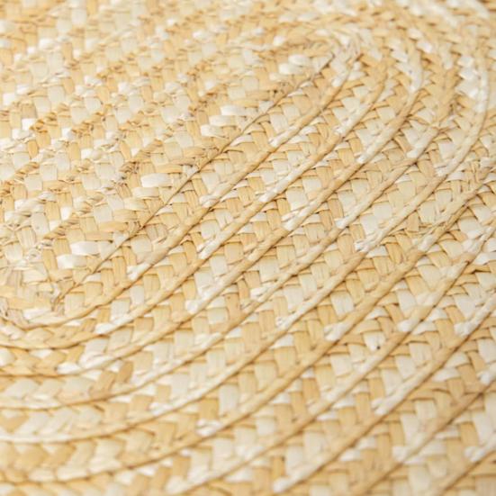 Table Placemat Heat Resistant Cup Handmade Anti-scalding Straw Reusable Hand-woven Braided Coaster Bowl Mat