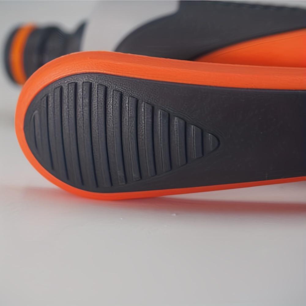 Pistol de pulverizare de grădină de înaltă presiune pentru udare în exterior - Duza reglabilă, Design ușor din plastic, Filet standard, Mânere portocalii și negre