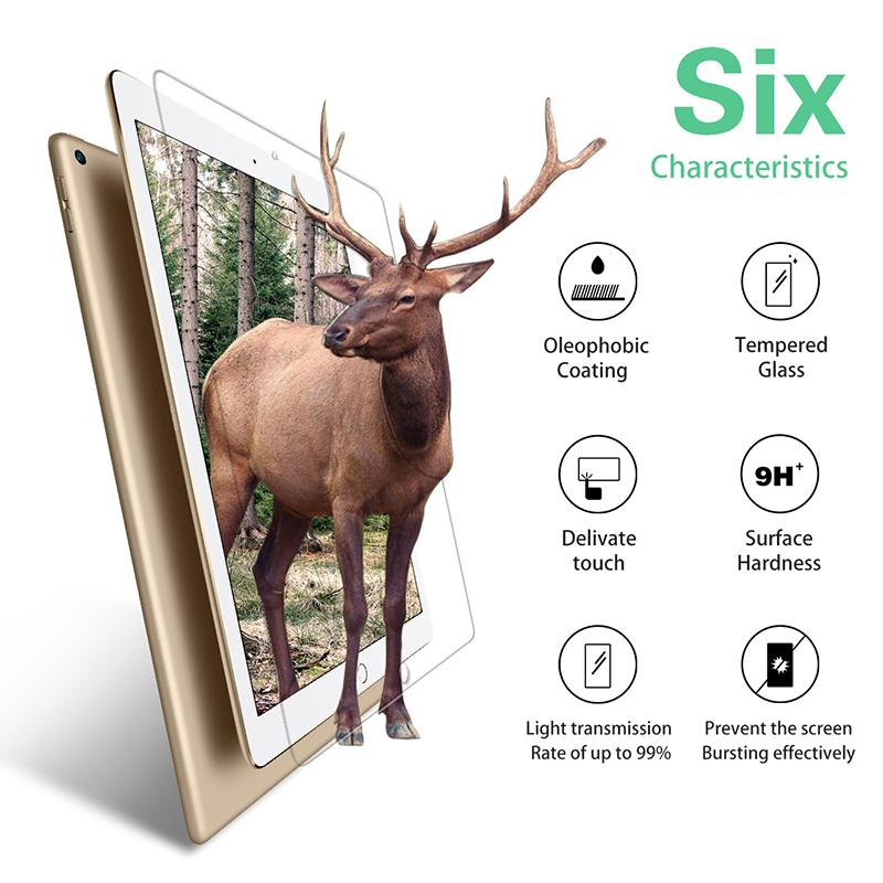 Displayschutzfolie für iPad10 iPad9 8 7 10.2, gehärtetes Glas für iPad Air5 Pro11 2024, gehärtete Folie, Abdeckung für Mini 7 6 5 4 7,9 Zoll