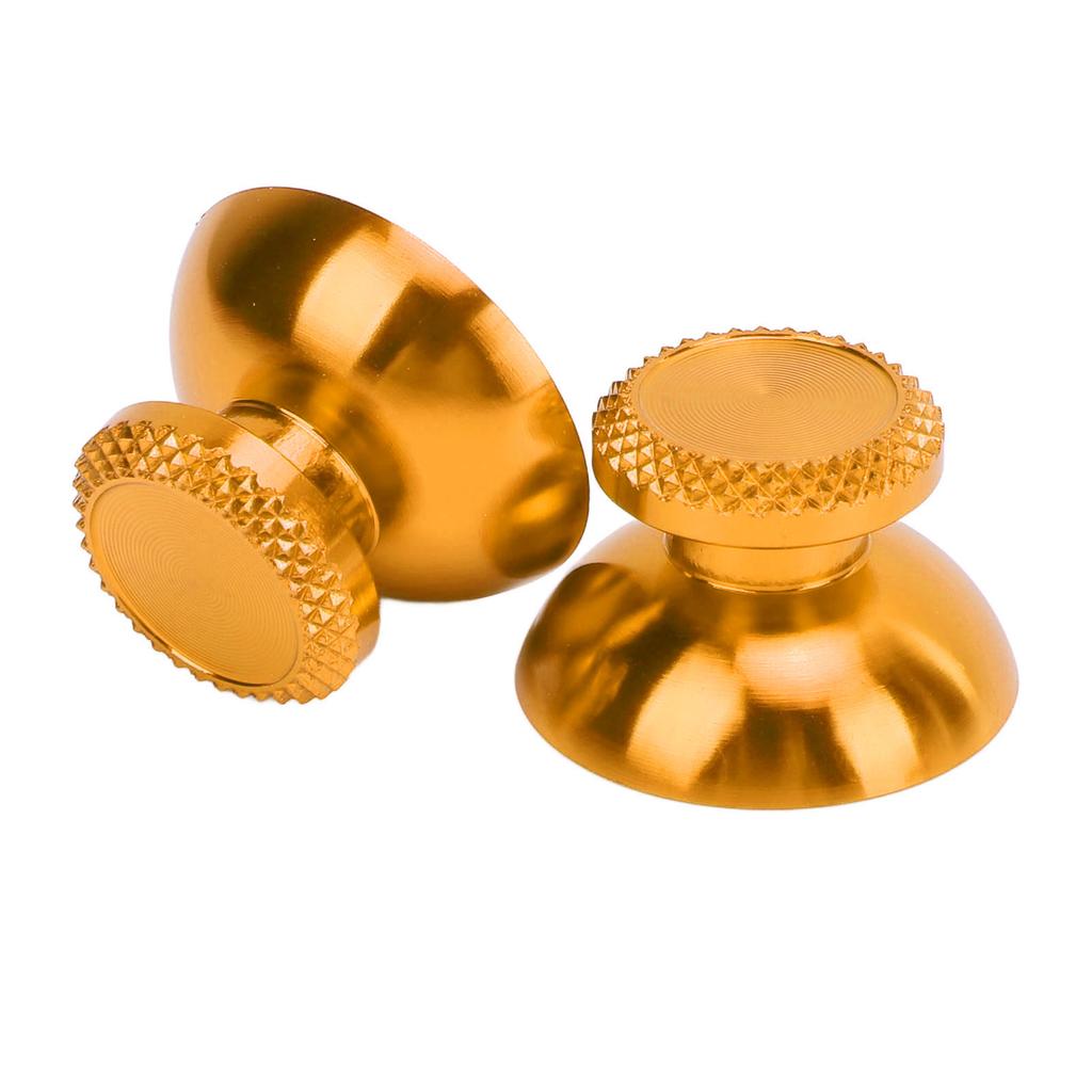 2Pcs Metal Analog Grips Stick Thumbsticks Controller Aluminum Alloy Metallic Joystick Handheld Game