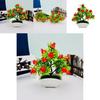 Artificial Fruit Tree Arrangement With Plastic And Silk For Home Office Decor