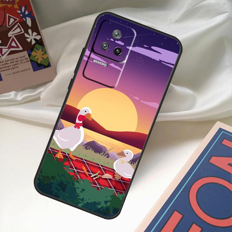 Cartoon Funny Goose Case For Xiaomi 14 13 Ultra 12 Lite 11T 12T 13T Pro POCO M6 X3 X5 X6 Pro F3 F5 M5s Cover