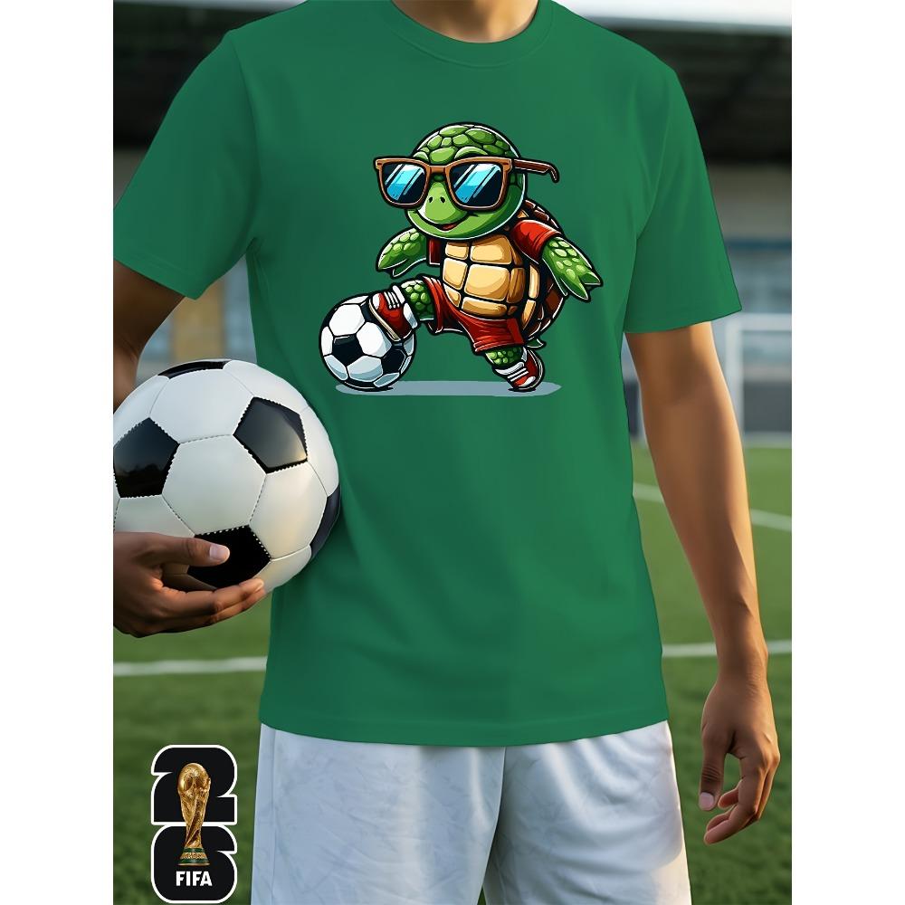 Men's Home Clothing Top [FIFA  Authorization] . 2026  Men's and Women's T-shirt,  Pattern Print, Trendy and Fashionable, Suitable for Beach Parties,