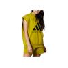 Adidas High Collar Letter Print Sleeveless Sweatshirt Unisex Tops Olive-Green IN4252