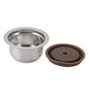 Refillable Coffee Capsule Stainless Steel 230ml Capacity Reusable Coffee Pod for Home