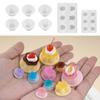 Cute Heart Star Animals Pudding Silicone Molds Epoxy Resin Casting Mold Craft Earrings Pendant Mold DIY Keychain Jewelry