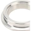Schweißbare Einlassflansch, 44 mm Edelstahl-Wastegate-Einlassflansch Ersatz-Turbolader-Wastegate V-Band-Einlassflansch für Tial Einlassseite