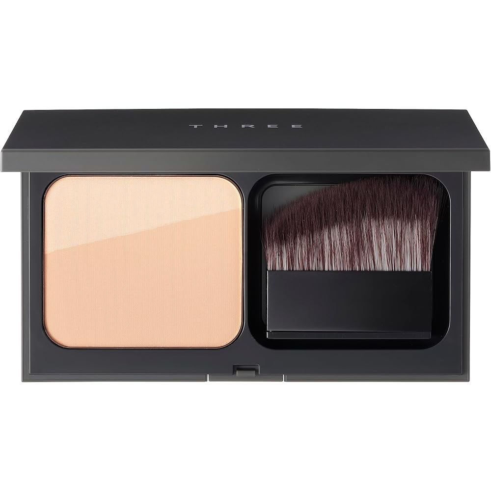 Three Pristine Complexion Powder Foundation 12g Makeup Product