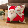 Home Polyester Pillow Cover Cartoon Digital Print Christmas Cushion Cover Living Room Sofa Cushion Cover