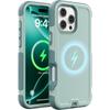 Custodia Resistente di Grado Militare Per iPhone 16 Pro Max 15 14 Plus Copertura Corazzata Antiurto Per Ricarica Magnetica MagSafe Protezione