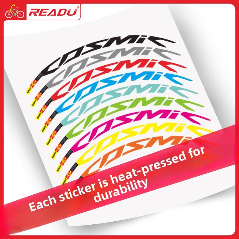 Mavik Cosmic Road Bike Stickers Bicycle Wheel Rim Wheelset Carbon Blade Circle Single Bike Stickers Wheel Decoration