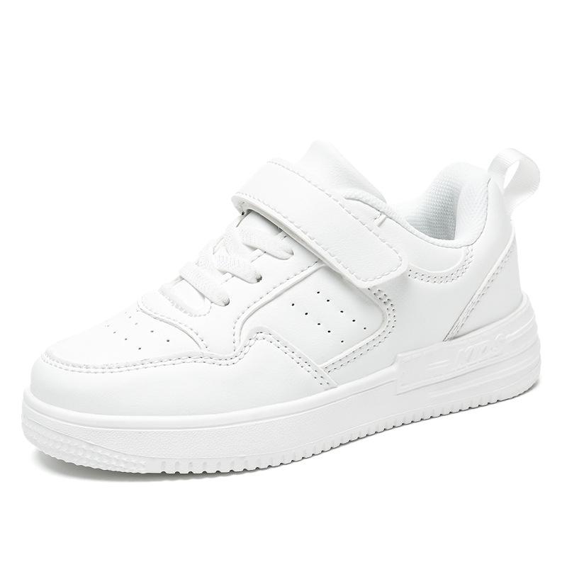 

Детские маленькие белые туфли летние новые для мальчиков студенческие белые спортивные туфли кампус модные маленькие девочки повседневные кеды 39