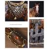 Realistic Horse Figurine Handcrafted Pony Resin Statue Simulated Farm Animal Sculpture Home Office Desktop Decoration Ornament