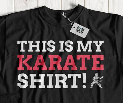 This Is My Karate Shirt! Unisex Funny Karate Chop T-Shirt Karate-do Gifts
