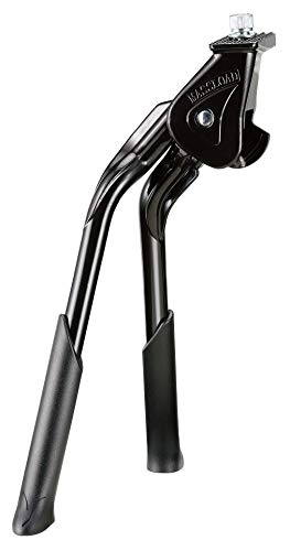 

cycledesign Двуногая центральная подножка для велосипеда, Совместима с велосипедами 20-28 дюймов, Черная, CL-KA56
