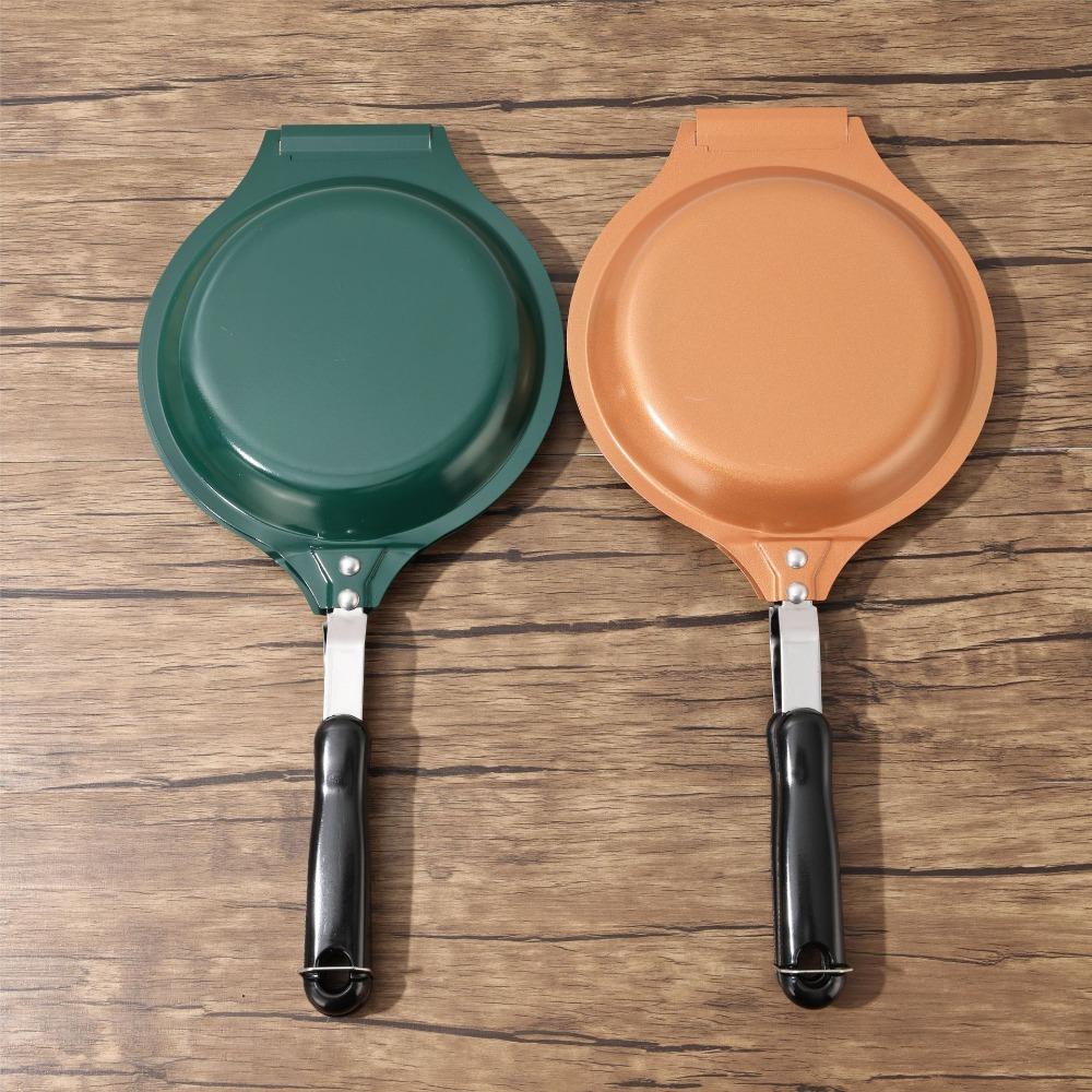 Non-stick Flip Frying Pan with Long Handle Muffin Pan Kitchen Utensils Pancake Maker  Breakfast