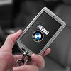 SQLI6 For BMW 1 3 5 7 Series X1 X3 X5 X6 X7 535le Zinc Alloy Leather Car Smart NFC Card Key Case Cover Shell Auto Keychain Accessories