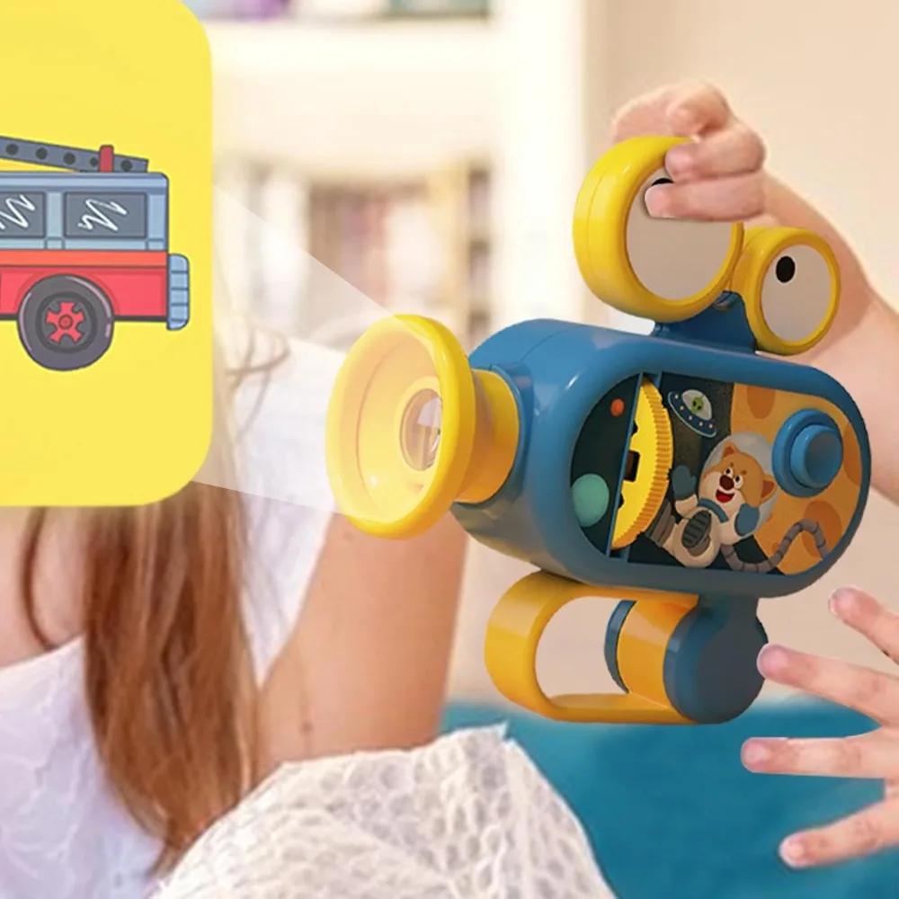 Bebek Oyuncakları Eğitim Projeksiyon Cihazı Küçük Çocuk Oyuncakları Çocuk Oyuncakları Kız Erkek Çocuklar İçin Hayvan Temalı Çoklu Tema ile Yatak Zamanı İçin Projektör Fener