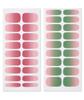 32pcs Nails Stickers, Gel Nail Stickers, 32 Pieces Full Cover Nail Stickers with Gradient Design, Sticker Nails, Nail Wraps, Wine Red and Blue Gr